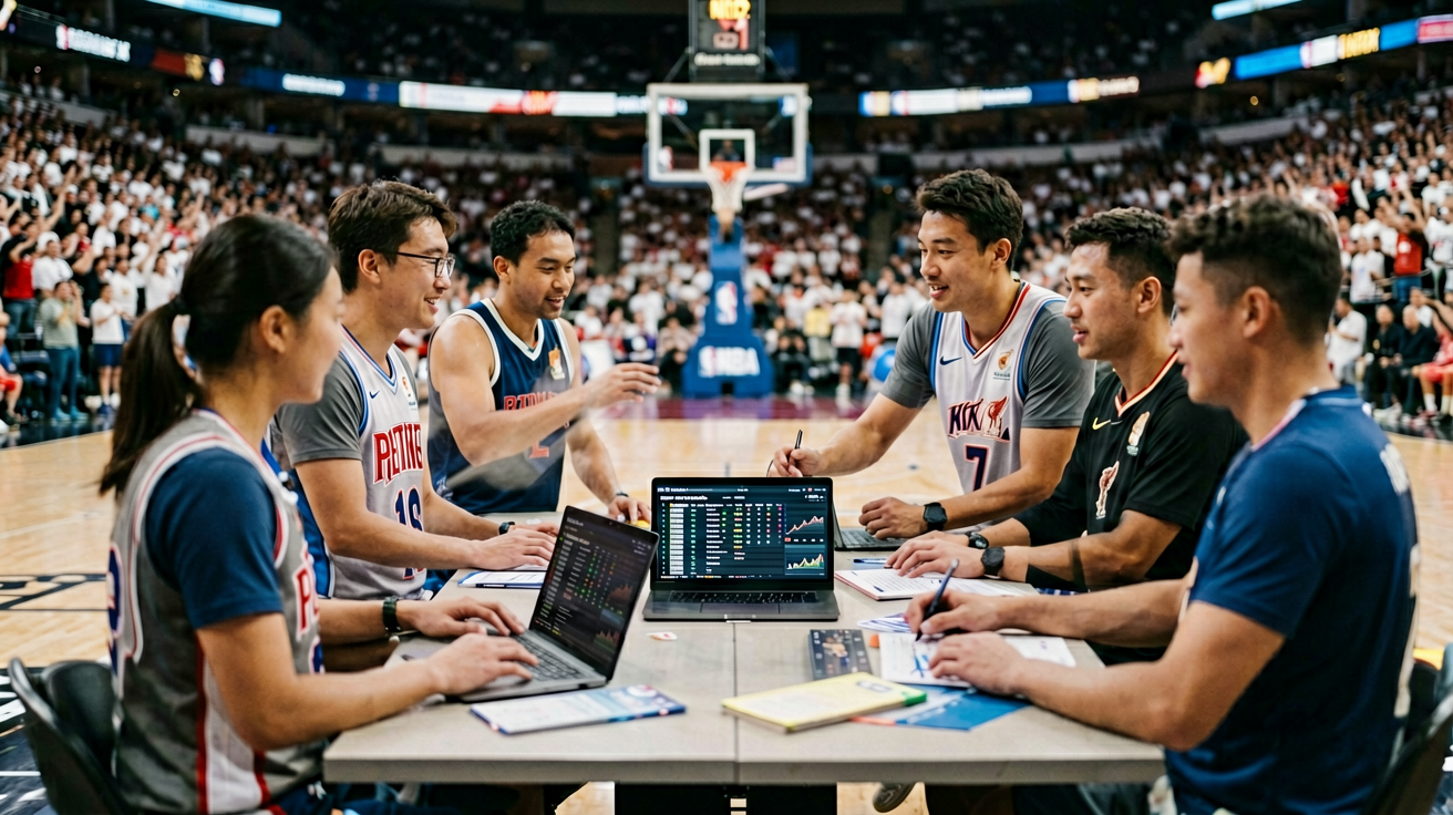 NBA篮球赛场